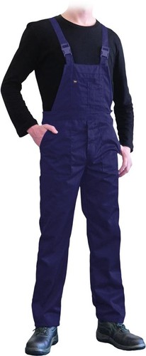 Arbeitslatzhose grau blau - arbeitslatzhose,