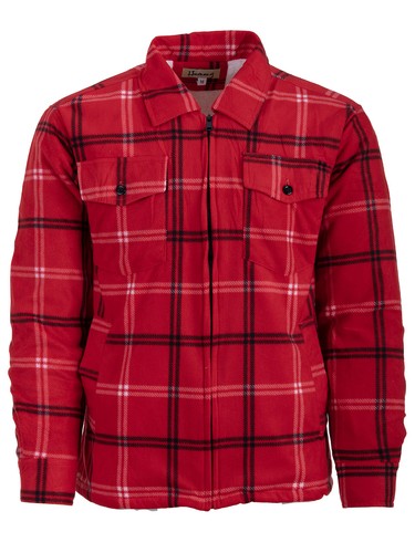Herren holzfällerhemd velour - herren,