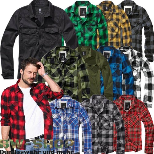 Brandit check shirt - check, langarm