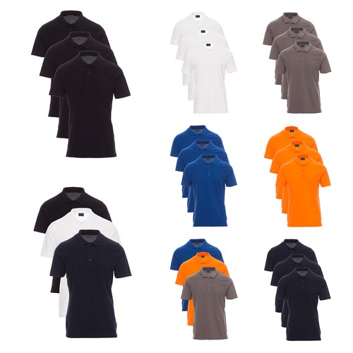 3er pack herren - pack, poloshirt