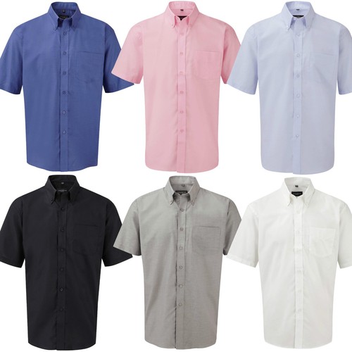 Herren hemd kurzarm oxford - hemd,