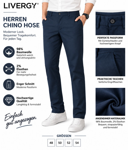 Livergy herren chino regular - livergy,